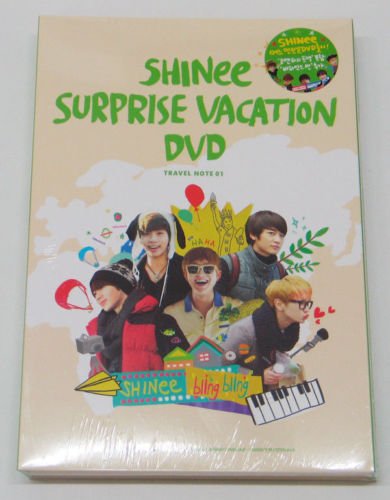 SHINee SURPRISE VACATION DVD＆book SHINee SURPRISE VACATION DVD TRAVEL NOTE 01 w/ Clear Pouch